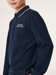 Baker by Ted Baker Long Sleeve Polo Shirt - Image 5 of 11