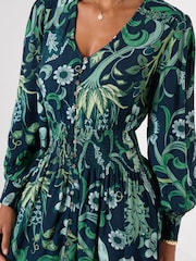Joe Browns Green Florence Long Sleeve Maxi Dress - Image 4 of 7