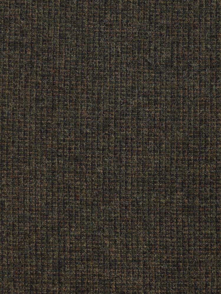 Green Slim Fit Texture Suit Trousers - Image 10 of 10