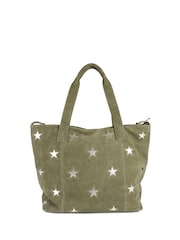 Jones Bootmaker Khaki Green Dayna Star Leather Bag - Image 2 of 6