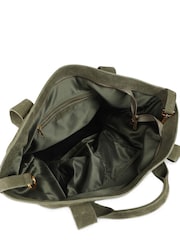 Jones Bootmaker Khaki Green Dayna Star Leather Bag - Image 6 of 6