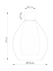 Gold Carson Easy Fit Shade - Image 5 of 5