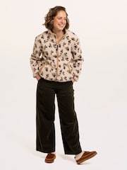 Brakeburn Cream Fawley Zip Through Fleece - Image 1 of 6