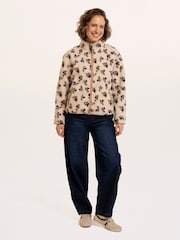 Brakeburn Cream Fawley Zip Through Fleece - Image 5 of 6