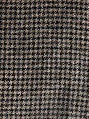 Joules Brown Slim Fit Dogtooth Texture Suit Trousers - Image 10 of 10