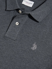 Grey - U.S. Polo Assn Double Horsemen Polo majica - Slika 6 od 7
