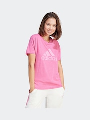 adidas Pink Chrome Sportswear Future Icons Winners 3.0 T-Shirt - Image 1 of 7