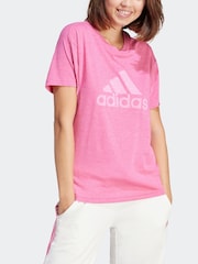 adidas Pink Chrome Sportswear Future Icons Winners 3.0 T-Shirt - Image 3 of 7