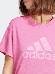 adidas Pink Chrome Sportswear Future Icons Winners 3.0 T-Shirt - Image 5 of 7