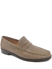 Jones Bootmaker Natural Quennell Leather Penny Loafers - Image 2 of 6