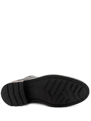 Jones Bootmaker Black Everett Wide Fit Leather Boots - Image 4 of 5