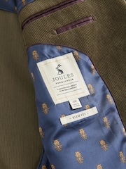Joules Green Corduroy Slim Fit Suit Jacket - Image 6 of 8