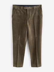 Joules Green Corduroy Slim Fit Suit Trousers - Image 5 of 9