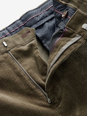 Joules Green Corduroy Slim Fit Suit Trousers - Image 6 of 9