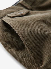 Joules Green Corduroy Slim Fit Suit Trousers - Image 7 of 9