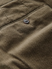 Joules Green Corduroy Slim Fit Suit Trousers - Image 8 of 9