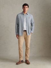 Blå - U.S. Polo Assn Textured Weave Gingham Shirt - Bilde 3 av 9