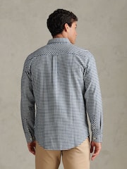 Blå - U.S. Polo Assn Textured Weave Gingham Shirt - Bilde 4 av 9