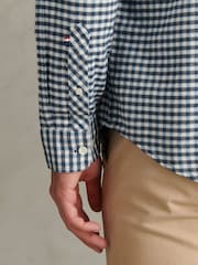 Blå - U.S. Polo Assn Textured Weave Gingham Shirt - Bilde 5 av 9