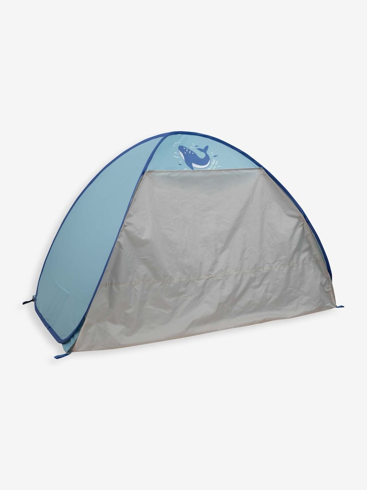 JoJo Maman Bébé Blue Infant Sized Sun Protection Tent with Mosquito Net - Image 2 of 7 JoJo Maman Bébé Blue Infant Sized Sun Protection Tent with Mosquito Net - Image 2 of 7