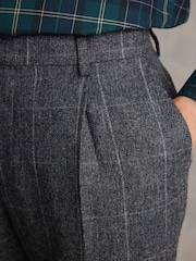 Barbour® Grey Slim Fit Check Suit Trousers - Image 4 of 9
