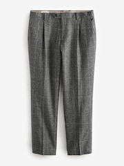 Barbour® Grey Slim Fit Check Suit Trousers - Image 6 of 9