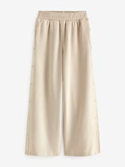 Neutral Soft Jersey Popper Side Trousers - Image 5 of 6