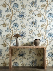 Harlequin IndigoBirch Zamora Indienne 13.5M Wallpaper - Image 1 of 2