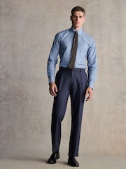 Barbour® Blue Slim Fit Stripe Suit Trousers - Image 1 of 4