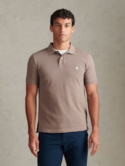 Cream - U.S. Polo Assn. Double Horsemen Polo-Shirt - Bild 1 von 7