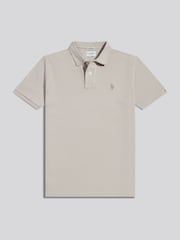 Cream - U.S. Polo Assn. Double Horsemen Polo-Shirt - Bild 5 von 7