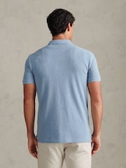 Blau - U.S. Polo Assn. Double Horsemen Polo-Shirt - Bild 4 von 7