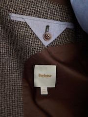 Barbour® Brown Slim Fit Textured Suit Jacket - Image 8 of 13