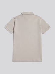 Crema - U.S. Polo Assn Jacquard Check Polo Shirt - Imagen 6 de 7