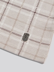 Crema - U.S. Polo Assn Jacquard Check Polo Shirt - Imagen 7 de 7