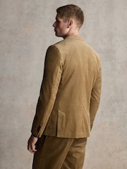 Barbour® Stone Slim Fit 100% Cotton Corduroy Suit Jacket - Image 3 of 12