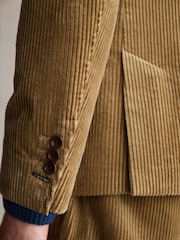 Barbour® Stone Slim Fit 100% Cotton Corduroy Suit Jacket - Image 6 of 12