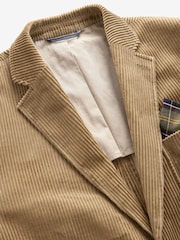 Barbour® Stone Slim Fit 100% Cotton Corduroy Suit Jacket - Image 8 of 12