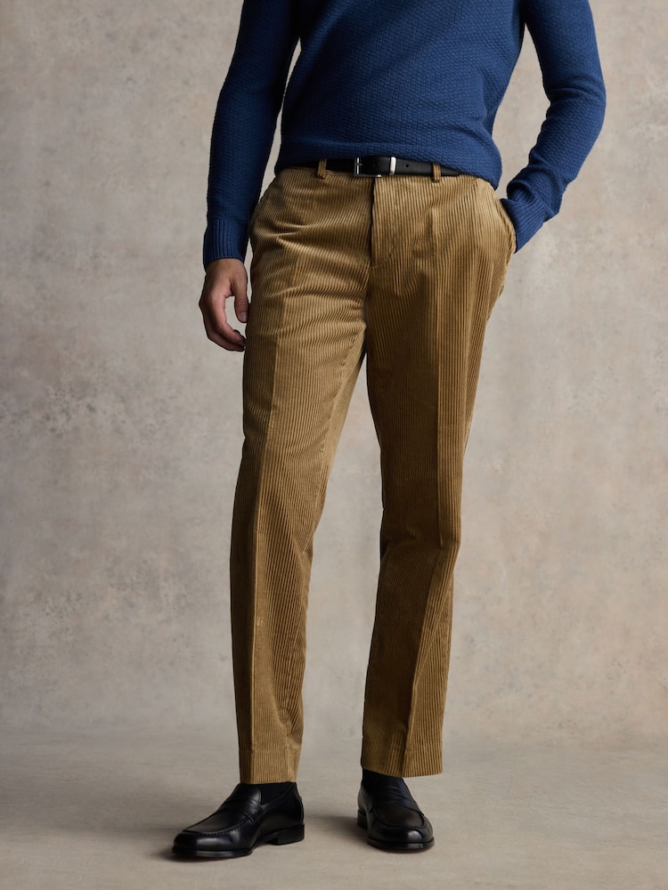 Buy Barbour® Stone Slim Fit 100% Cotton Corduroy Suit Trousers