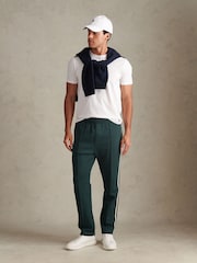 Grön - U.S. Polo Assn Taped Pleated Tracksuit Joggers - Bild 2 av 7