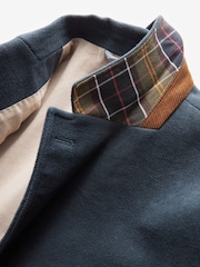 Barbour® Navy Slim Fit 100% Cotton Moleskin Suit Jacket - Image 12 of 12