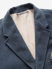 Barbour® Navy Slim Fit 100% Cotton Moleskin Suit Jacket - Image 9 of 12