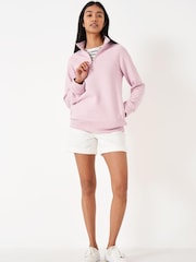 Crew Clothing Company Blue Stripe Cotton Casual Sweatshirt - Image 3 of 5