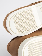 Tan Brown Leather Boat Shoes - Image 6 of 7