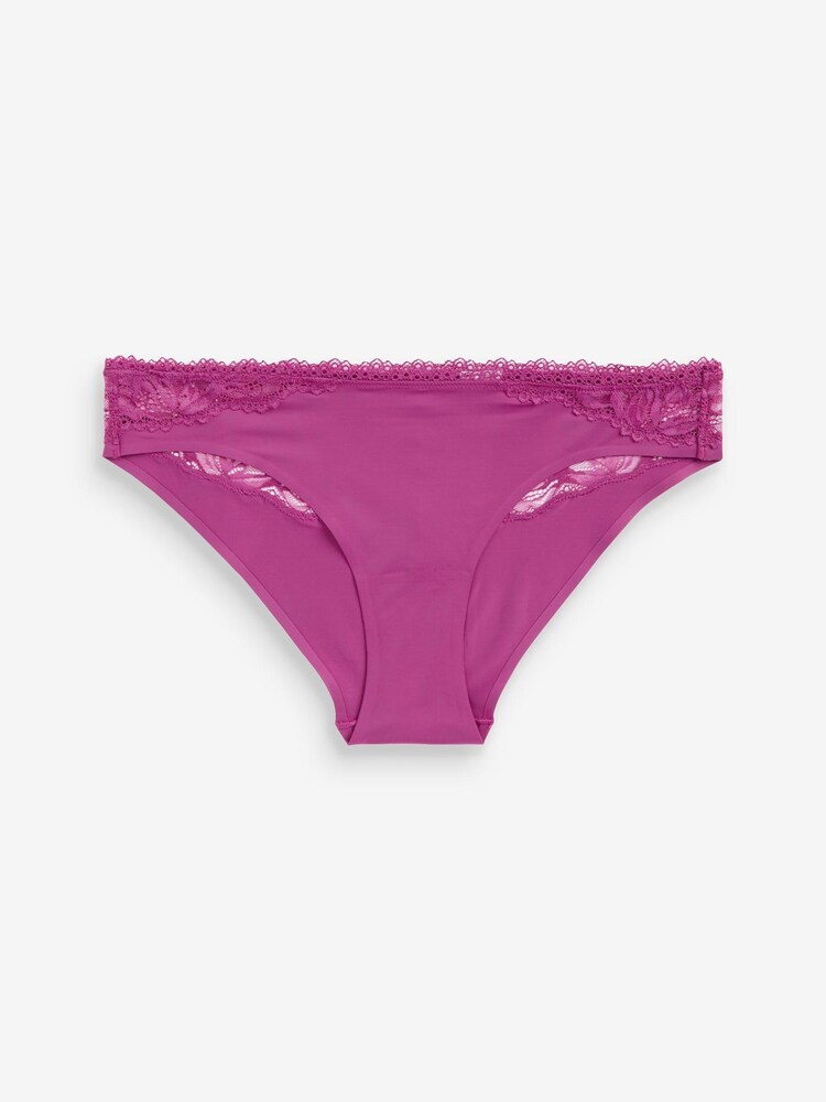 Пурпурный - кружевные трусы бикини Calvin Klein Seductive Comfort - Изображение 1 из 6