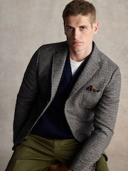 Barbour® Grey Slim Fit Blazer - Image 1 of 6