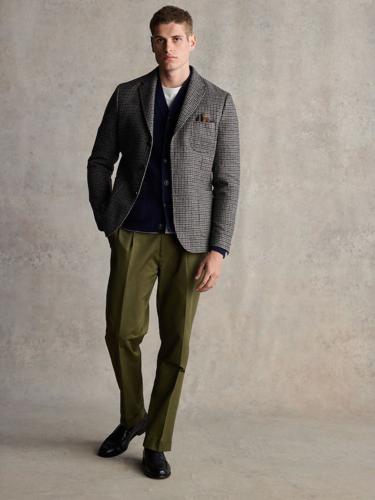 Barbour® Grey Slim Fit Blazer - Image 2 of 6