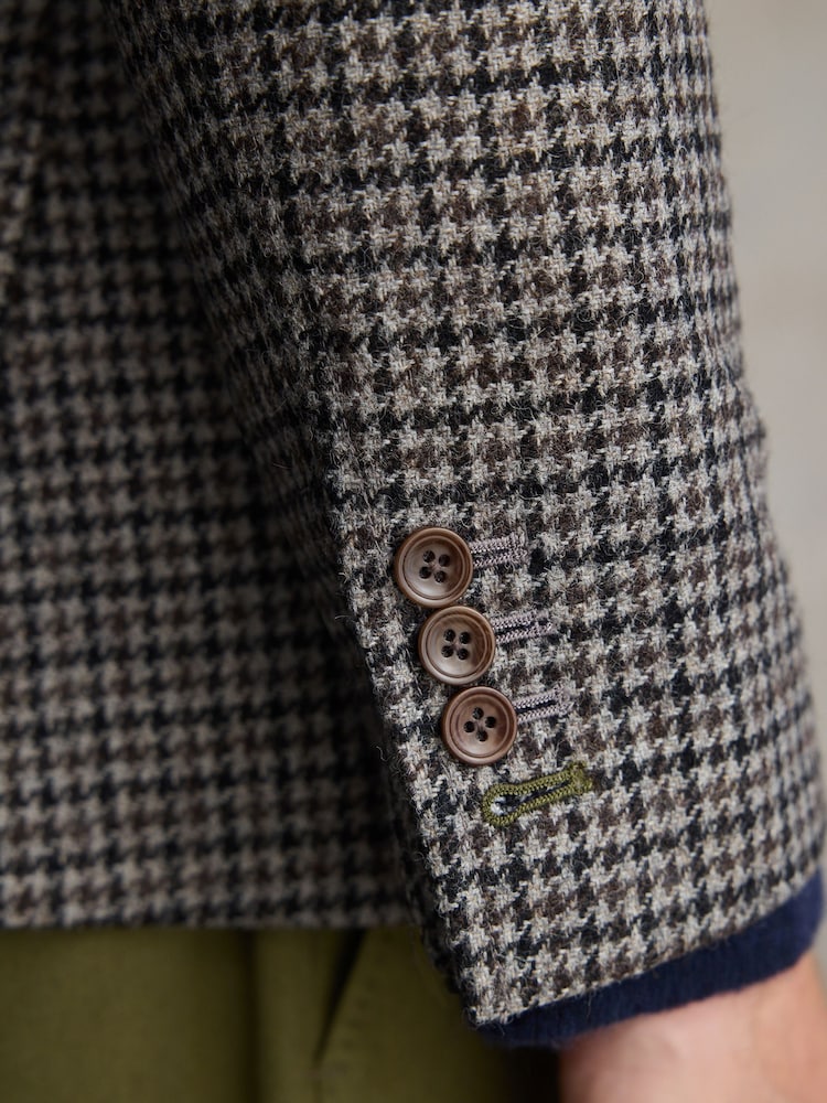 Barbour® Grey Slim Fit Blazer - Image 6 of 6