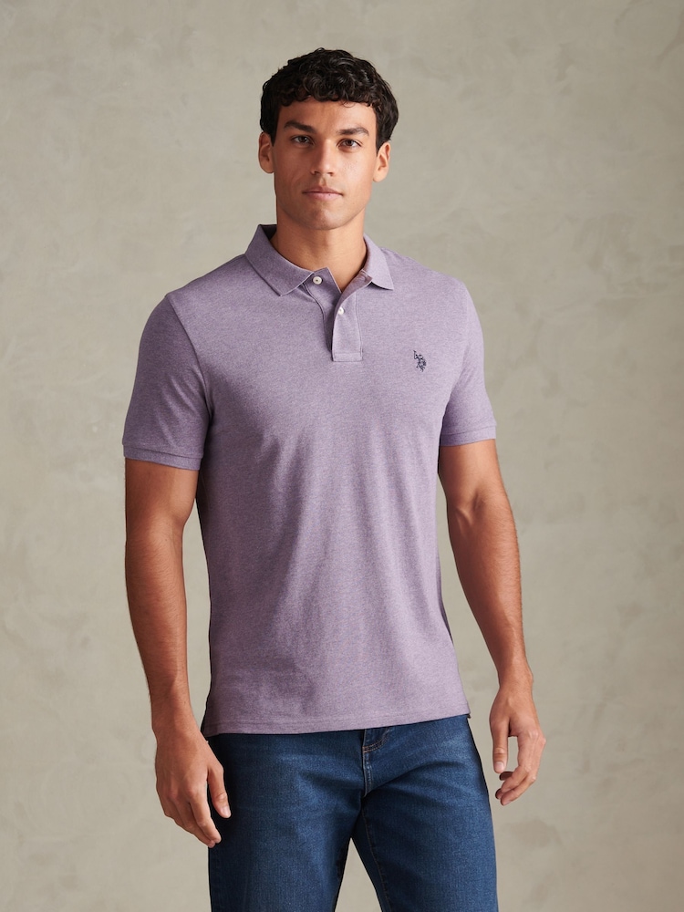 Lila - U.S. Polo Assn. Double Horsemen Polo-Shirt - Bild 1 von 7 Lila - U.S. Polo Assn. Double Horsemen Polo-Shirt - Bild 1 von 7