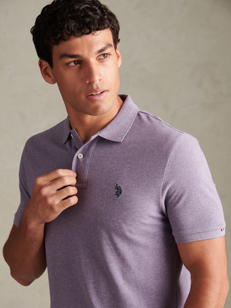 Lila - U.S. Polo Assn. Double Horsemen Polo-Shirt - Bild 2 von 7 Lila - U.S. Polo Assn. Double Horsemen Polo-Shirt - Bild 2 von 7